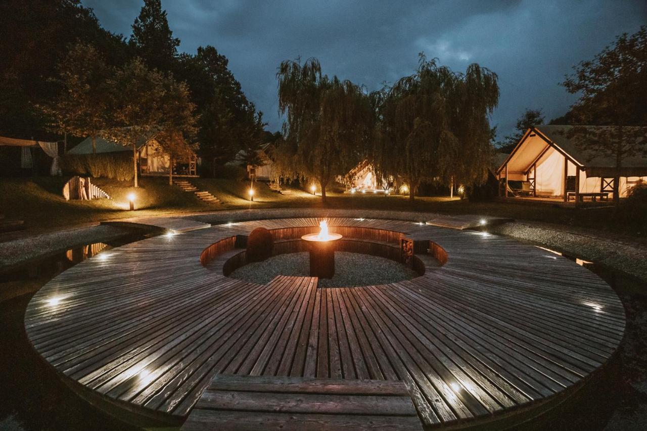 Charming Slovenia - Herbal Glamping Resort Ljubno Bagian luar foto