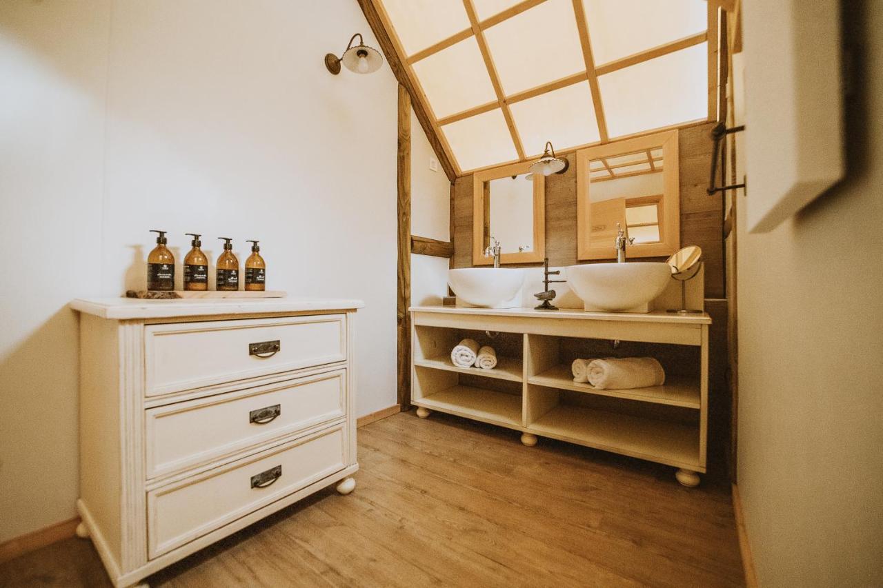 Charming Slovenia - Herbal Glamping Resort Ljubno Bagian luar foto