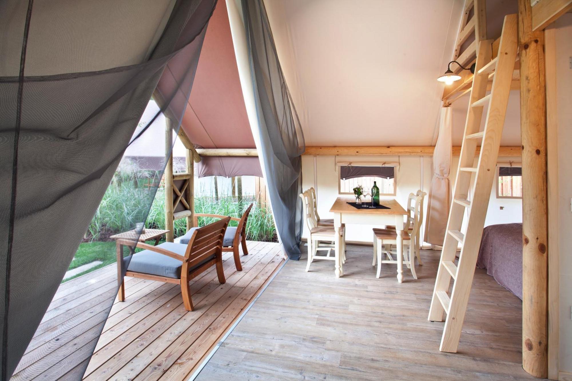 Charming Slovenia - Herbal Glamping Resort Ljubno Bagian luar foto